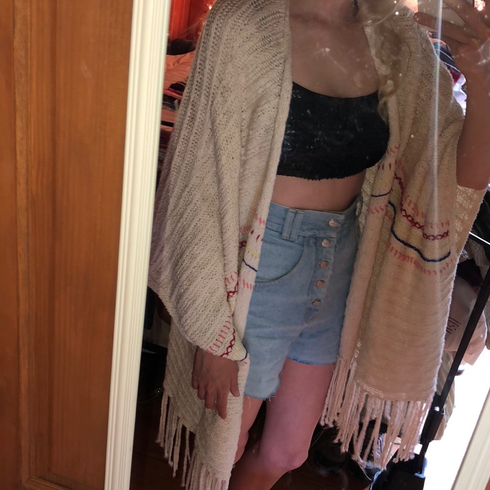 Woven kimono